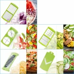 Kiwi Genius Genu Pommesschneider; Nicer Dicer Plu Zwiebelschneider A33884 (18 Teile) -Genius Verkäufe unnamed file 1008