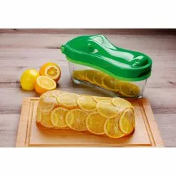 Genius Nicer Dicer Fun Croco ???? Allesschneider ???? Gemüseschneider Spiralschneider Küchengerät A34194 (14 Teile) Ink. Grün; -Genius Verkäufe unnamed file 1038