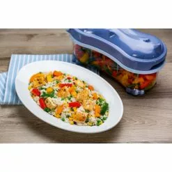 Geniu Allesschneider Gemüseschneider Nicer Dicer Fun Rhino Küchengerät ???? A34196 (14 Teile) Auslauf Spiralschneider Blau; -Genius Verkäufe unnamed file 1045