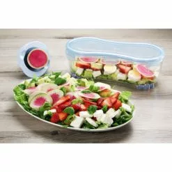 Geniu Allesschneider Gemüseschneider Nicer Dicer Fun Rhino Küchengerät ???? A34196 (14 Teile) Auslauf Spiralschneider Blau; -Genius Verkäufe unnamed file 1046