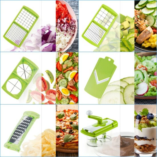 Geniu Kiwi; Brandneu Set Gemüseschneider Nicer Dicer Plu Zwiebelschneider A33887 (21Tlg) 5 Geniu Kiwi; Brandneu Set Gemüseschneider Nicer Dicer Plu Zwiebelschneider A33887 (21Tlg) – Bild 3