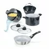 ???? Genius Cerafit Neu Set Pfanne Pot Cerafit Steel | Ø 20 Cm 7-Tlg. 24 Cm Inkl. Magic