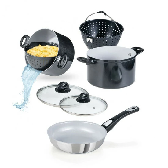 ???? Genius Cerafit Neu Set Pfanne Pot Cerafit Steel | Ø 20 Cm 7-Tlg. 24 Cm Inkl. Magic 3 ???? Genius Cerafit Neu Set Pfanne Pot Cerafit Steel | Ø 20 Cm 7-Tlg. 24 Cm Inkl. Magic