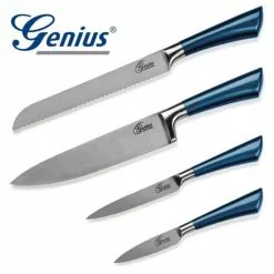 | ???? Geniu Fusion-Optik Messer-Set Coupon 4 Teile Profi-Edelstahlmesser