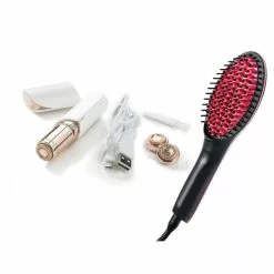 Geniu Tv Trimmer ???? Glättebürste 8 Teile Inkl. Flawles Simply Straight