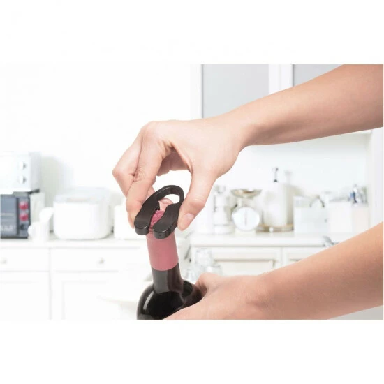 Geniu Set Folienschneider, Weinöffner ⭐ Ausgießer Weinöffner, Flaschenverschluss; A32028 (4 Teile) 5 Geniu Set Folienschneider, Weinöffner ⭐ Ausgießer Weinöffner, Flaschenverschluss; A32028 (4 Teile) – Bild 3