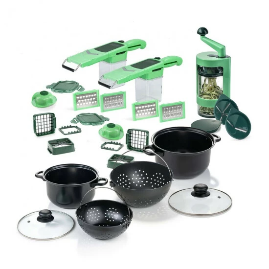 Genius Nicer Dicer | ???? ???? Set Angebote 36-Tlg. Professional Quick Deluxe 3 Genius Nicer Dicer | ???? ???? Set Angebote 36-Tlg. Professional Quick Deluxe