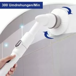 Geniu Wanne Fensterwischer Fensterputzer Deluxe-Set 18-Tlg Scrub Budget Turbo Ausziehbarer Reinigungsbürste Teleskop-Stiel, -Genius Verkäufe unnamed file 1312
