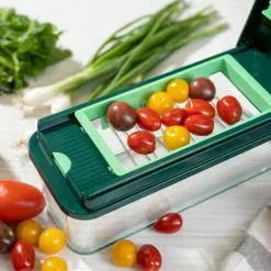 | Geniu Reibe Set Tomatenschneider | Grob Auffangbehälter ???? Nicer Dicer Hobel Würfelschneider 18-Tlg. 4 Einsätze 2000Ml Exclusive -Genius Verkäufe unnamed file 1332