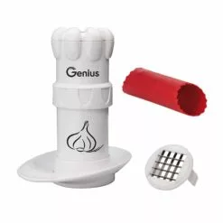 ???? Geniu Knoblauch-Schneider G5 ???? A19125 Kunststoff Weiß