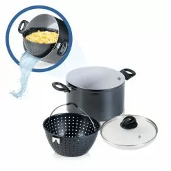 Genius Cerafit Set Pot Topf A24662 Ø 3-Tlg; 24 Cm Magic