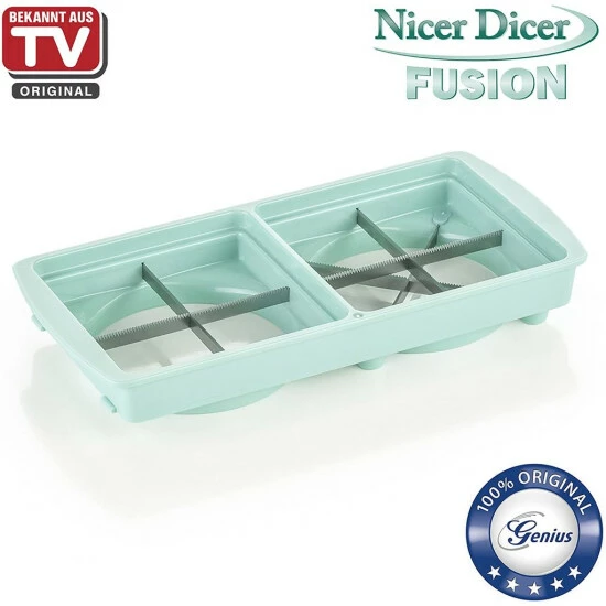 Genius Nicer Dicer ???? Fusion 13Tlg. Mint 11 Genius Nicer Dicer ???? Fusion 13Tlg. Mint – Bild 9