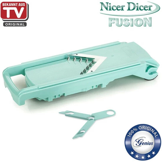 Genius Nicer Dicer ???? Fusion 13Tlg. Mint 12 Genius Nicer Dicer ???? Fusion 13Tlg. Mint – Bild 10