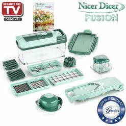 Genius Nicer Dicer ???? Fusion 13Tlg. Mint 25 Genius Nicer Dicer ???? Fusion 13Tlg. Mint -Genius Verkäufe unnamed file 1377