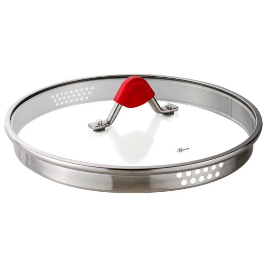 Geniu Universalpfanne Bratpfanne A24421 Steelfit Pro 500 Silber; Ø 24 Cm Deckel 6 Geniu Universalpfanne Bratpfanne A24421 Steelfit Pro 500 Silber; Ø 24 Cm Deckel – Bild 4