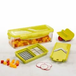 Geniu Mandoline Brandneu Obstschneider Zwiebelschneider Multischneider Gemüseschneider Nicer Dicer ???? A336 ❤️ (5 Teile) Smart Gelb; -Genius Verkäufe unnamed file 1427