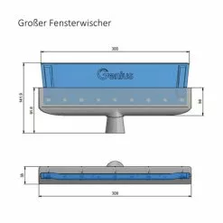 Geniu Wanne Fensterwischer Deluxe-Set A81964 7 Tlg Auslauf Ausziehbarer Teleskop-Stiel, -Genius Verkäufe unnamed file 145