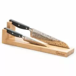 ✨ Geniu Set Rezeptheft; Schneidbrett Nicer Dicer Knife Messer Messerblock Coupon A8153 Bambu (7 Teile) Inkl. Professional