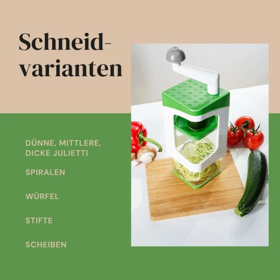 ???? | Genius Nicer Dicer Julietti ❤️ Spiralschneider Deluxe-Set 19-Tlg. Großhandel 4 ???? | Genius Nicer Dicer Julietti ❤️ Spiralschneider Deluxe-Set 19-Tlg. Großhandel – Bild 2