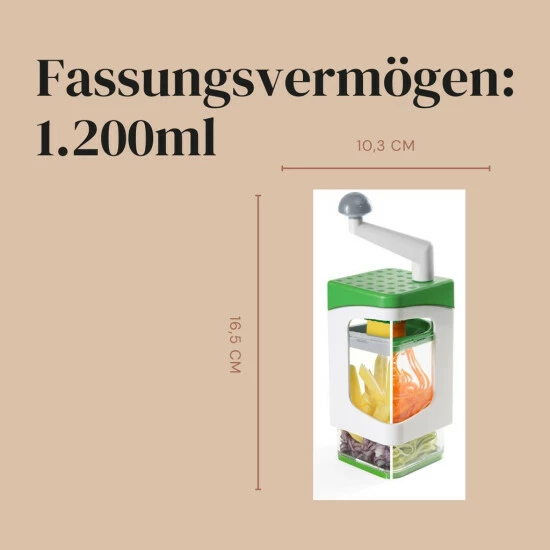 ???? | Genius Nicer Dicer Julietti ❤️ Spiralschneider Deluxe-Set 19-Tlg. Großhandel 6 ???? | Genius Nicer Dicer Julietti ❤️ Spiralschneider Deluxe-Set 19-Tlg. Großhandel – Bild 4