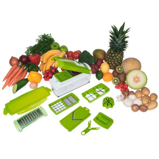 ???? Geniu Kiwi; ???? Gemüseschneider Hobeln Nicer Dicer Plu Zwiebelschneider A33541 (12Tlg) Budget 4 ???? Geniu Kiwi; ???? Gemüseschneider Hobeln Nicer Dicer Plu Zwiebelschneider A33541 (12Tlg) Budget – Bild 2