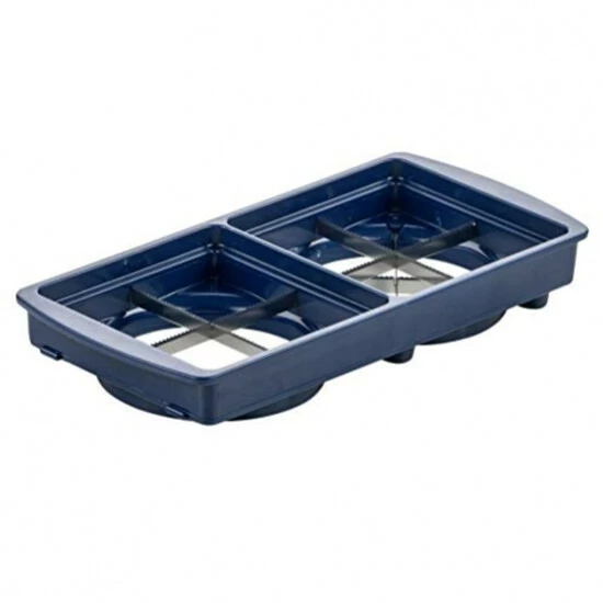 ???? Geniu ???? Pommesschneider; Nicer Dicer Plu A33885 (18 Teile) Saphirblau 5 ???? Geniu ???? Pommesschneider; Nicer Dicer Plu A33885 (18 Teile) Saphirblau – Bild 3