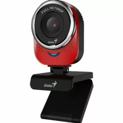 ???? ???? Geniu Webcam Qcam 1080P Full Hd Großhandel 6000 360 -Grad -Rotation Red