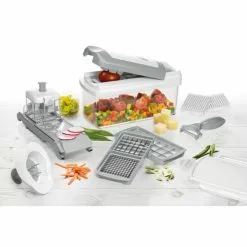 ???? Geniu ???? Multischneider-Set Kunststoff Grau Weiß