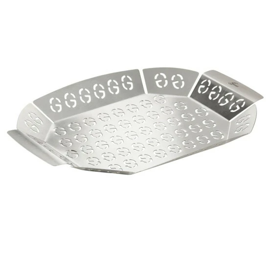 | Geniu ???? Budget ⌛ Edelstahl Grill-Korb A17047 Neu; Xl Barbecue Bbq 4 | Geniu ???? Budget ⌛ Edelstahl Grill-Korb A17047 Neu; Xl Barbecue Bbq – Bild 2