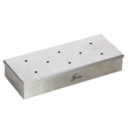 Geniu ???? Räucherbox Smokerbox A25001 Rostfreiem Edelstahl; Bbq 4 Geniu ???? Räucherbox Smokerbox A25001 Rostfreiem Edelstahl; Bbq – Bild 2