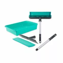 Geniu ???? Set Autoscheibe Fenster. Spiegel, Fließen Wanne Vorreiniger, Fensterputzer Fensterwischer Fensterreiniger ???? Mikrofaser Streifenfreie Glänzende Ideal Sauberkeit