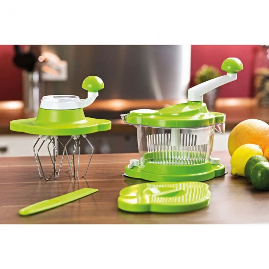 ✨ Geniu ???? Küchenmaschine Rührgerät Mixer Cutter Multitalent 21253 6 Tlg. Lila 4 ✨ Geniu ???? Küchenmaschine Rührgerät Mixer Cutter Multitalent 21253 6 Tlg. Lila – Bild 2