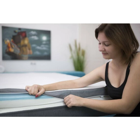 ???? Geniu ???? Matratze Boxspringbett Topper Matratzentopper Eazzzy Gelschaum Kaltschaum Cm 90X200X7 Orthopädischer Atmungsaktiv Budget 11 ???? Geniu ???? Matratze Boxspringbett Topper Matratzentopper Eazzzy Gelschaum Kaltschaum Cm 90X200X7 Orthopädischer Atmungsaktiv Budget – Bild 9