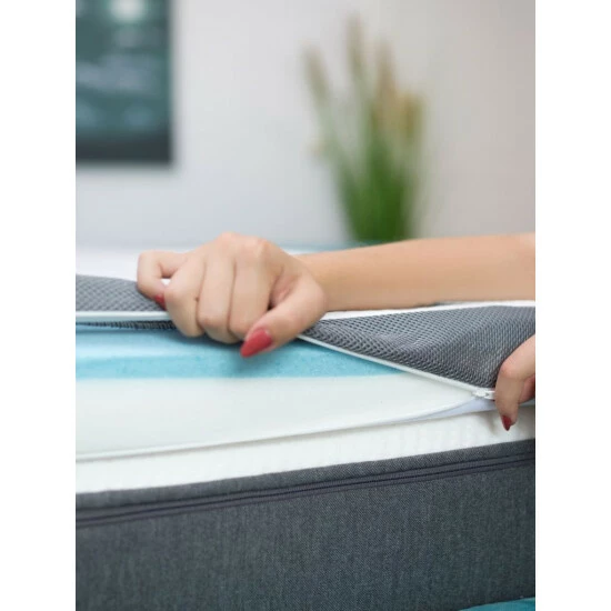 ???? Geniu ???? Matratze Boxspringbett Topper Matratzentopper Eazzzy Gelschaum Kaltschaum Cm 90X200X7 Orthopädischer Atmungsaktiv Budget 17 ???? Geniu ???? Matratze Boxspringbett Topper Matratzentopper Eazzzy Gelschaum Kaltschaum Cm 90X200X7 Orthopädischer Atmungsaktiv Budget – Bild 15