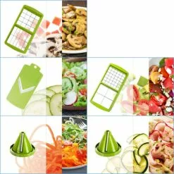 | Geniu Gemüseschneider Nicer Dicer 16 Teile Smart -Genius Verkäufe unnamed file 260
