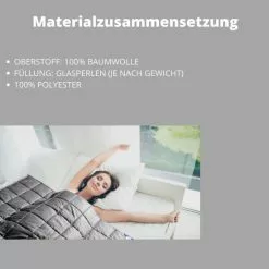 Geniu ???? ???? Kinder Erwachsene Gewichtsdecke A19308 Eazzzy (4Kg) 135 X 200 Cm Schlafstörung; -Genius Verkäufe unnamed file 298