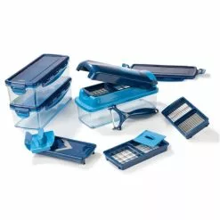 Geniu Set Gemüse; Obst Gemüseschneider Nicer Dicer Gemüsehobel A34142 14-Tlg Smart