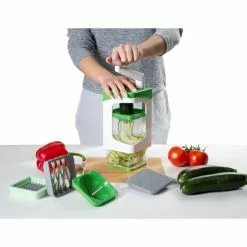 ⭐ Geniu Julietti Spiralschneider Deluxe-Set Nicer Dicer A82121 17-Tlg, -Genius Verkäufe unnamed file 385