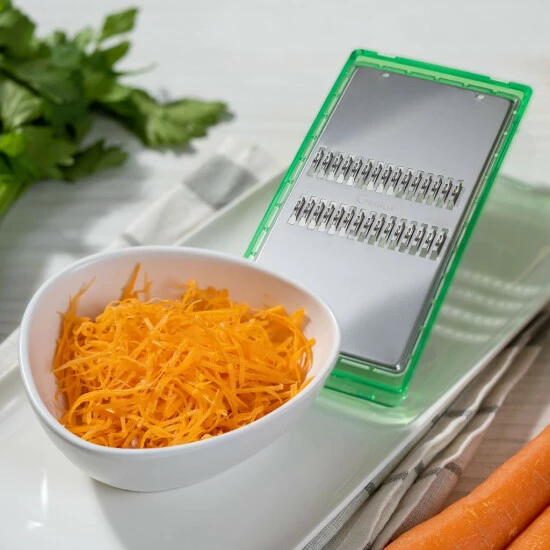 Geniu Set Gemüseschneider Reibe Tomatenschneider Nicer Dicer Hobel Würfelschneider 8 Einsätzen 32-Tlg Exclusive 8 Geniu Set Gemüseschneider Reibe Tomatenschneider Nicer Dicer Hobel Würfelschneider 8 Einsätzen 32-Tlg Exclusive – Bild 6