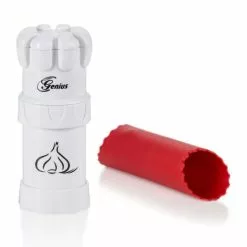 Coupon ???? Genius Knoblauch-Schneider G5 (2 Teile) Knoblauchpresse Inkl. Knoblauchzerkleinerer ????