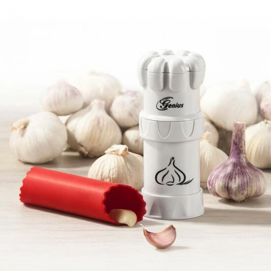 Coupon ???? Genius Knoblauch-Schneider G5 (2 Teile) Knoblauchpresse Inkl. Knoblauchzerkleinerer ???? 6 Coupon ???? Genius Knoblauch-Schneider G5 (2 Teile) Knoblauchpresse Inkl. Knoblauchzerkleinerer ???? – Bild 4