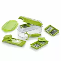 Geniu ???? Gemüseschneider Nicer Dicer A33934 ❤️ (10 Teile) Auslauf Smart Schneiden;