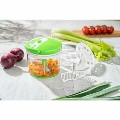 Geniu Neu Zwiebeln; Gemüseschneider Schneiden Zerkleinerer Nicer Dicer Seilzug ???? A81612 ???? (18Tlg.) Twist -Genius Verkäufe unnamed file 522