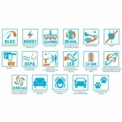 ???? Geniu Set Staubsauger Allergiker Akku Handstaubsauger Invictu X7 A28015 Led 13Tlg Kabello -Genius Verkäufe unnamed file 676