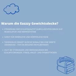 ???? Geniu Kinder Erwachsene Gewichtsdecke A19311 Eazzzy 135 X 200 Cm (10Kg) Schlafstörung; -Genius Verkäufe unnamed file 75