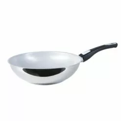 Geniu ???? ❤️ Wok-Pfanne Cerafit Steel Ø 28 Cm