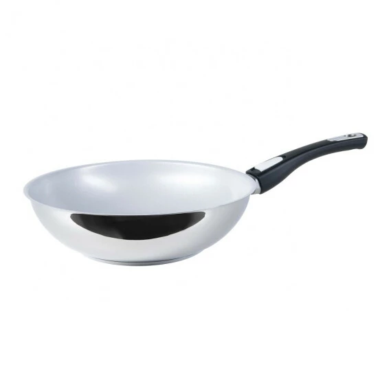 Geniu ???? ❤️ Wok-Pfanne Cerafit Steel Ø 28 Cm 3 Geniu ???? ❤️ Wok-Pfanne Cerafit Steel Ø 28 Cm