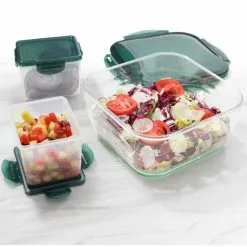 Geniu Auffangbehälter Nicer Dicer A27056 6 Tlg Groß 3300 Ml 700 Ml Klein 1 X 2 X Auslauf Chef Smaragdgrün; -Genius Verkäufe unnamed file 847