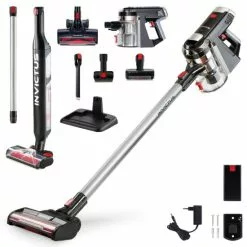 Geniu Set Handstaubsauger Allergiker Akku Staubsauger Nasssauger ???? A81720 Invictu X9 ???? Led Großhandel 20Tlg Beutello Kabello