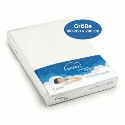 Geniu ❤️ Spannbettlaken Bettlaken A19290 Eazzzy 180-200 X 200 Cm Weiß;